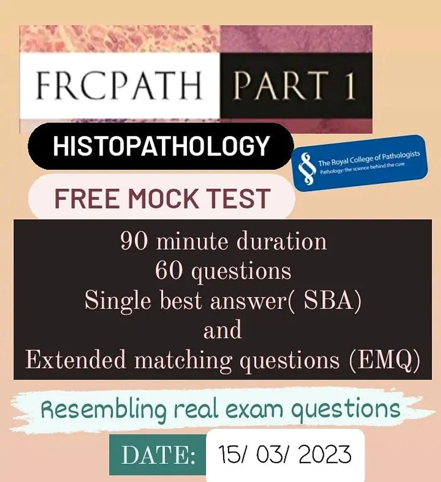 FRCPath Part-1 Histopathology Mock test